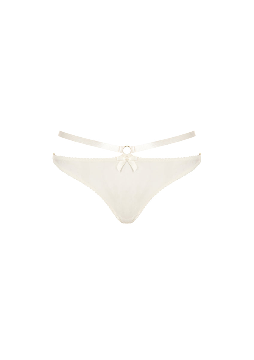 Harness Thong Cream – Workingirls Lingerie