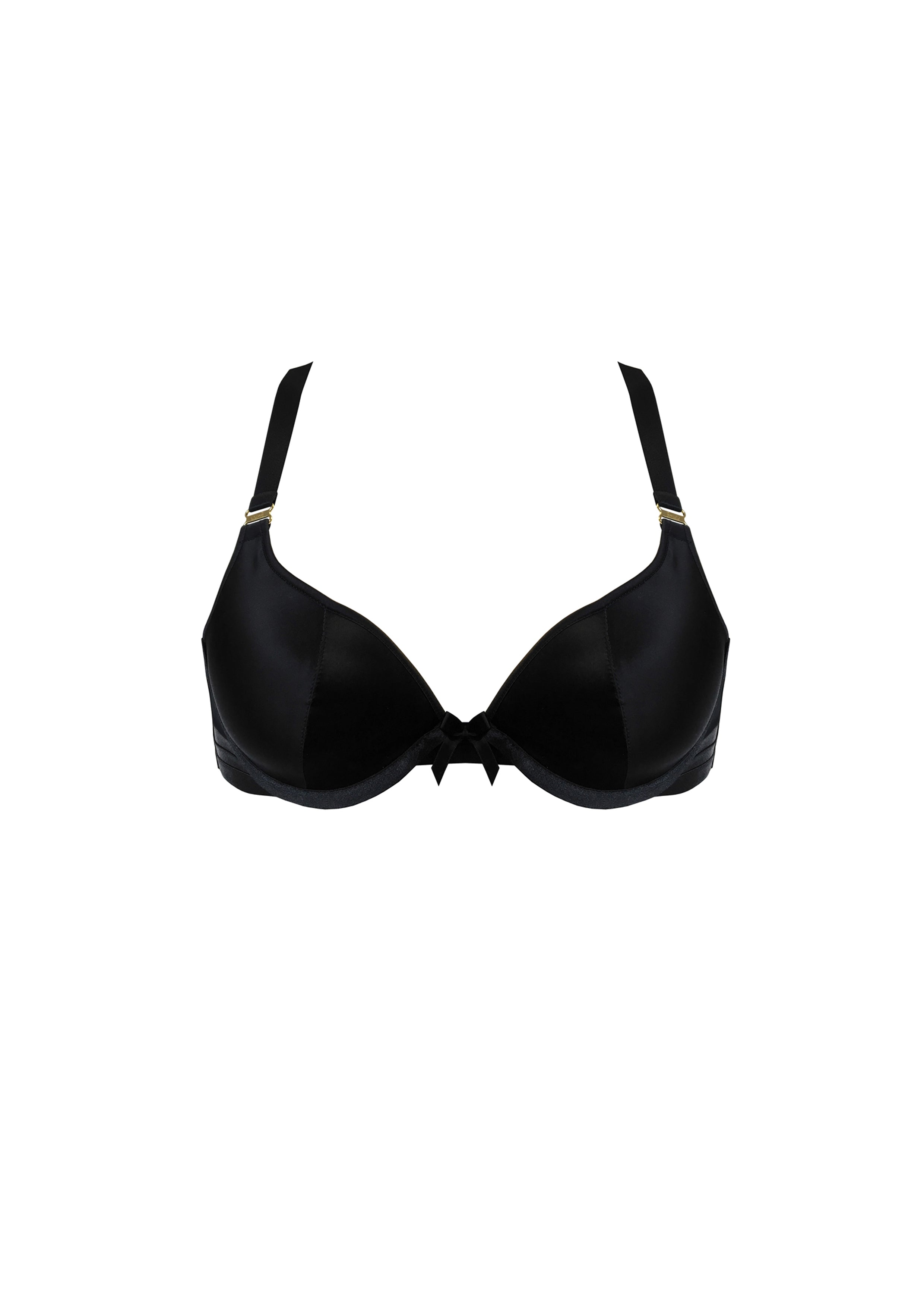 Black PU Leather Bras for Women Sexy Push Up Bra Plus Size Gothic Lingerie  Underwear Sports Bra with Non Removable Pads at  Women's Clothing  store